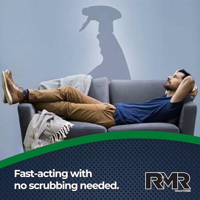 RMR - Tub and Tile Cleaner, Mold Stain & Mildew Stain Remover, Industrial-Strength, No-Scrub Cleaner, 32 Fl Oz, 2 Pack