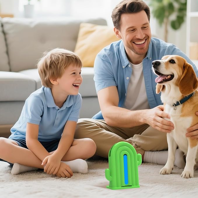 Air Freshener for Home, 2 Pack, 2 Refill, Ocean Scent, Odor Eliminator, Up to 120 Days, Cactus-shaped Freshener for Closet Bathroom, Cute Home Decor, White and Green