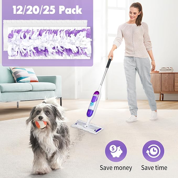 36PCS Disposable Mopping Pads Refills for Swiffer PowerMop,Replacement with Swiffer Power Mop Refills for Swiffer Power Mop Pads Multi-Surface for Floor Cleaning