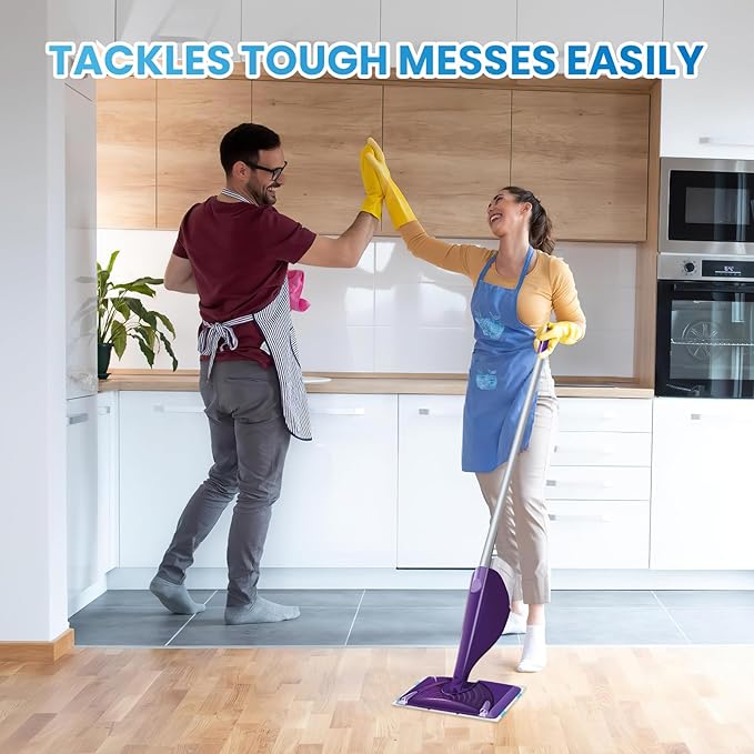 36-Pack Disposable Mop Pad Refills for Swiffer Wet Jet Spray Mop - Wet Jet Pads for All Floor Types - 5 Layers Thickened Durable and Super Absorbent