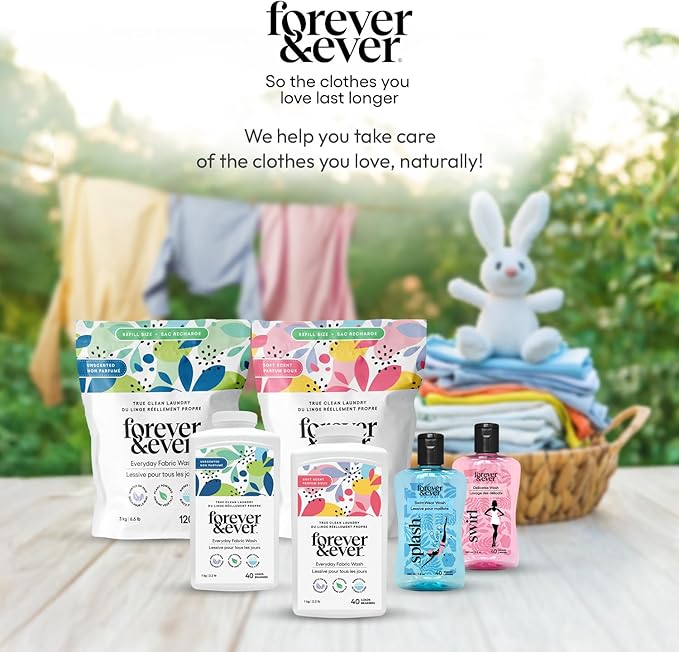 All Natural Laundry Detergent Powder, Gentle Clean Laundry Detergent, Enzyme Free, Plant Based, Biodegradable, Eco Friendly Washing Powder, High Efficiency Premium Wash, Soft Scented, 6.6lbs