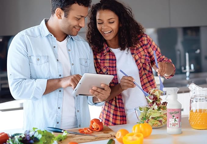 Rebel Green Natural All-Purpose Cleaning Spray - Plant-Based Multi-Surface Cleaner with Essential Oils for Kitchen, Bath, Countertops and More - Orange & Chamomile - 16 oz - 2 Pack