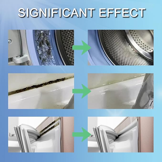 Sugelary Household Cleaner for Washing Machine, Refrigerator Strips, Grout Cleaner Best for Home Sink, Kitchen, Showers (16 Fl oz)