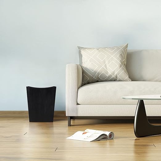 MOOACE Small Trash Can, 2 Gallon Waste Basket with Handles, Bedroom Trash Basket Garbage Can for Bathroom, Living Room, Office