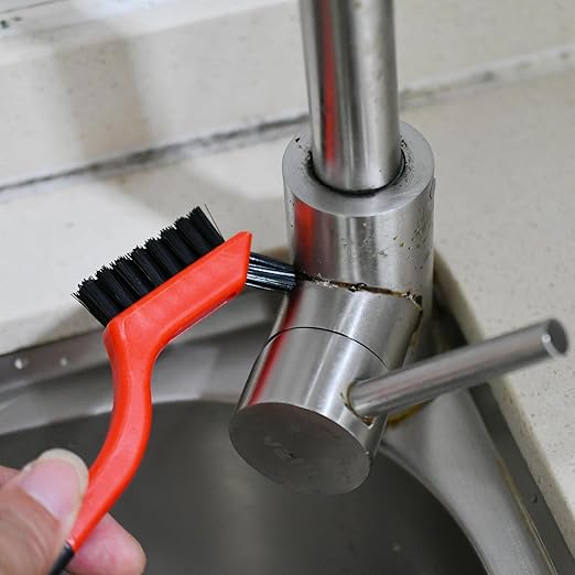 3pcs Nylon Brushes for Cleaning, Small Cleaning Brushes for Tight Spaces, Car Detailing Brush Set for Cleaning Dust in Holes