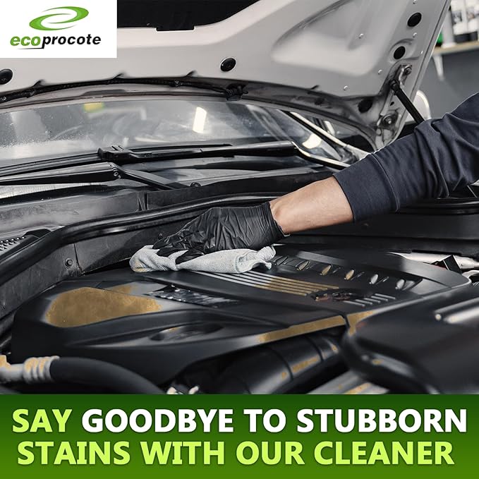 EcoFast 500 Heavy-Duty Degreaser Cleaner — Non-Toxic, Biodegradable Grease Stain Dissolver — All Purpose Degreaser Concentrate for Kitchen, Automotive, Floor, Wood, Fabric, Driveway, Grill — 55 Gallon