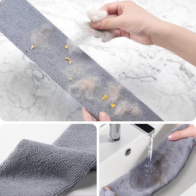 Retractable Gap Dust Cleaner with 3 Microfiber Dusting Cloths & 30-100 inch Extendable Long Handle, Retractable Duster Brush for Cleaning Under Appliances Sofa Couch Bed Refrigerator Furniture