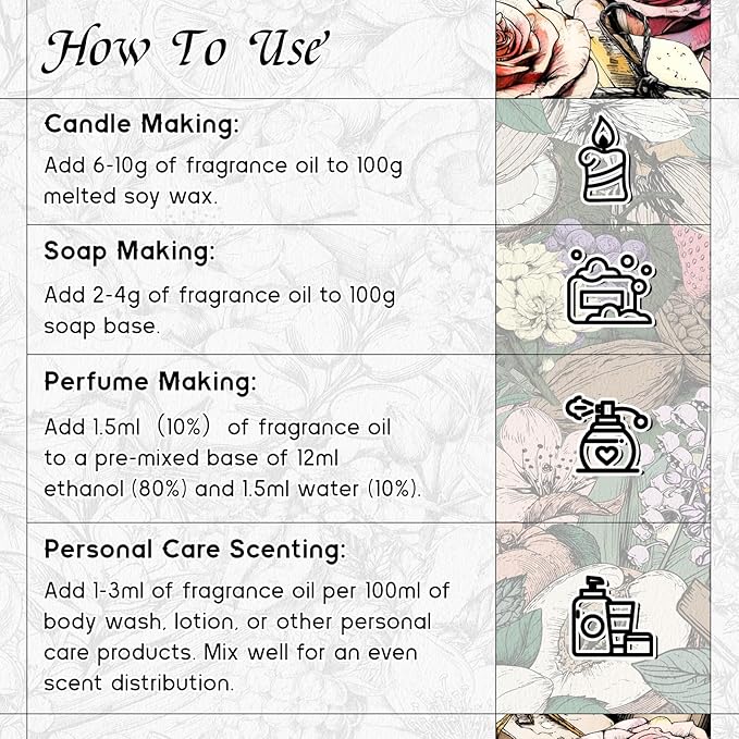 HIQILI Bamboo Fragrance Oil for Scent Diffuser, Idea for Candle & Soap Making, DIY Room Air Fresheners, New Car Scent - 5.07 Fl Oz