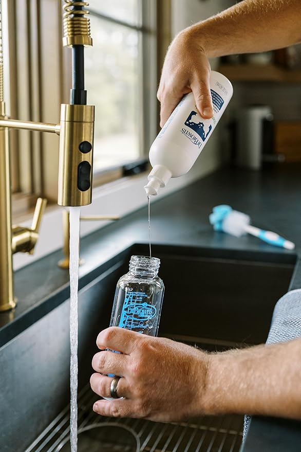 Dr. Brown's Bottle & Dish Soap for Baby Bottles and Baby Accessories, Plant-Derived, Fragrance-Free, 16 fl oz, 3 Pack