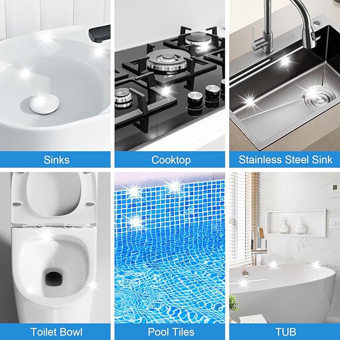 20 Pack Pumice Stone Toilet Bowl Cleaner, Pumice Stone for Cleaning Stick Hard Water Rings, Calcium Buildup & Stains, Safe for Bathroom, Sink, Tub, Grill, Oven, Pool Tile (Small Size)