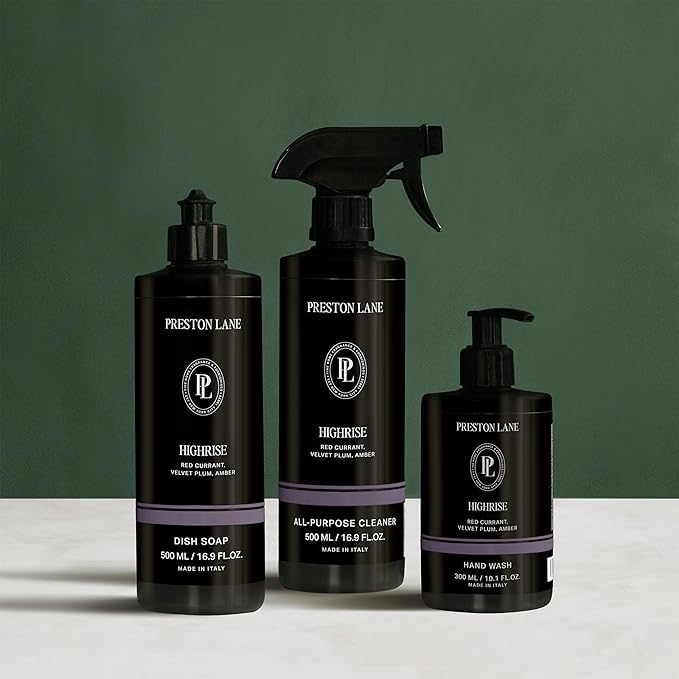 Preston Lane Kitchen Set, Hand Wash, Dish Soap & All Purpose Cleaner, Cleaning Essentials Bundle