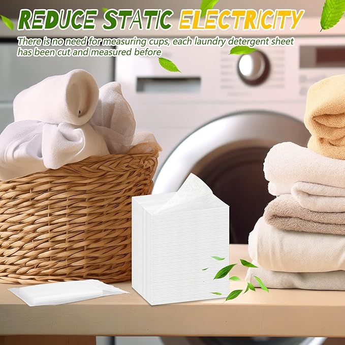 600 Count Unscented Dryer Sheets Fabric Softener Fresh Scent Dryer Sheets Bulk Naturally Softens and Removes Static Cling, Ideal for Large Households, Sensitive Skin