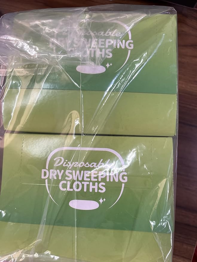 JEBBLAS Disposable Mop Cloth Dry Sweeping Pad for Floor Mop Sweeping Cloths Multi Surface Refills, 120 Pcs/Pack