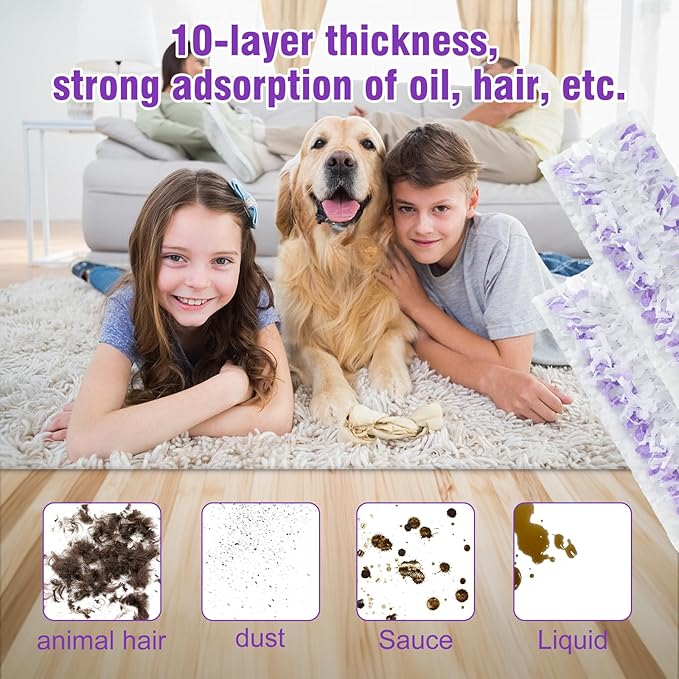 30 Pack Disposable Power Mop Refills Pads for Swiffer Powermop,Swifter Wet Pads Refill,Disposable Mop Pads Swifters for Wood Floors,Multi-Surface Mopping Pads Refills for Floor Cleaning