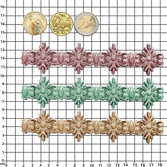 Border Mold for Polyclay Air Dry Clay Plaster