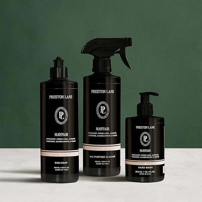 Preston Lane Kitchen Set, Hand Wash, Dish Soap & All Purpose Cleaner, Cleaning Essentials Bundle
