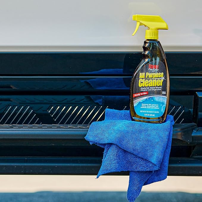 Stoner Car Care 92694-4PK All Purpose Cleaner Powerful Water-Based Cleaner and Degreaser, Easily Removes Dirt, Grease, Stains, and More, Multi-Purpose, Multi-Surface, Ready to Use, 22 Fl Oz, Pack of 4
