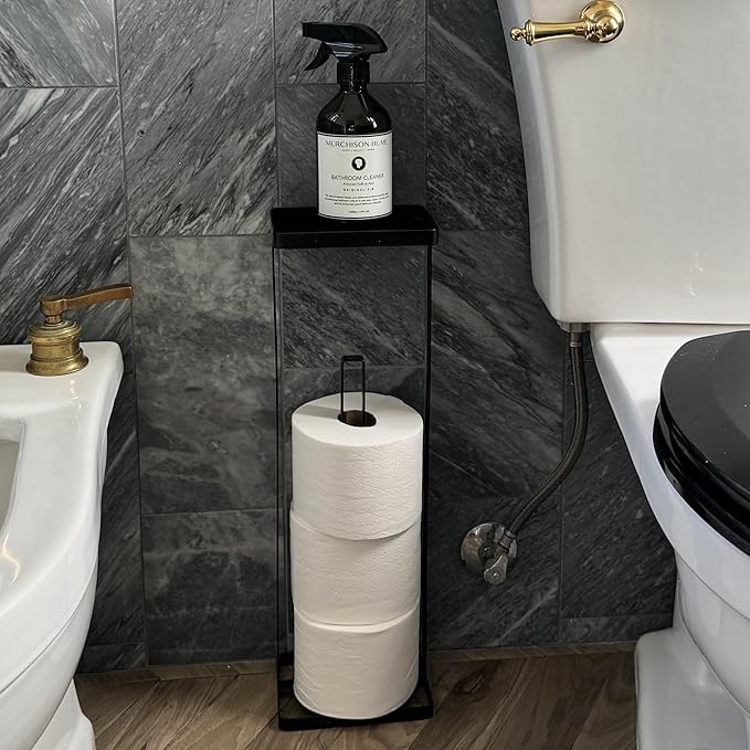 Murchison-Hume Powerful, Plant-based, Multi-Surface Bathroom Cleaner Spray for Basins, Tubs, Tiles, and Toilets. Eliminates Odor, 17oz, Original Fig Scent 2 Pack