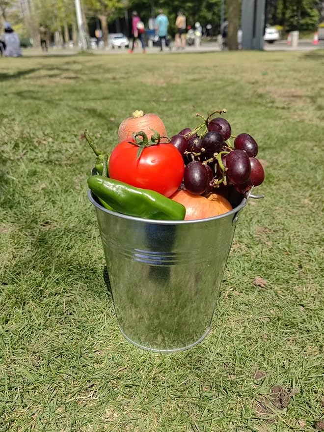 Firsgrill Grease Bucket & Liners Replacment Traeger, Z Grill, Green Mountain Pellet Wood Smoker(1, Siliver Bucket)