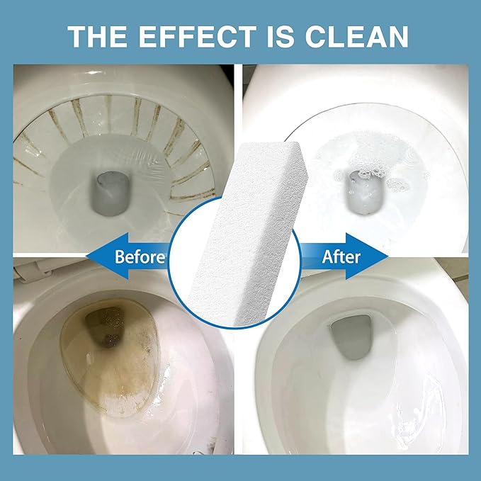 6 Pack Pumice Stone for Cleaning,Scouring Stick,Pumistone for Toilet, Pool, Bathroom, Sink (White D)