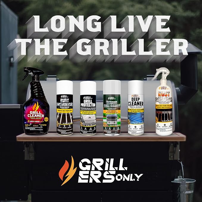 2-Pack Exterior Grill & Outdoor Cleaner Spray 14.8 fl oz | Multi-Surface Degreaser for Grills Griddles & Patio Furniture