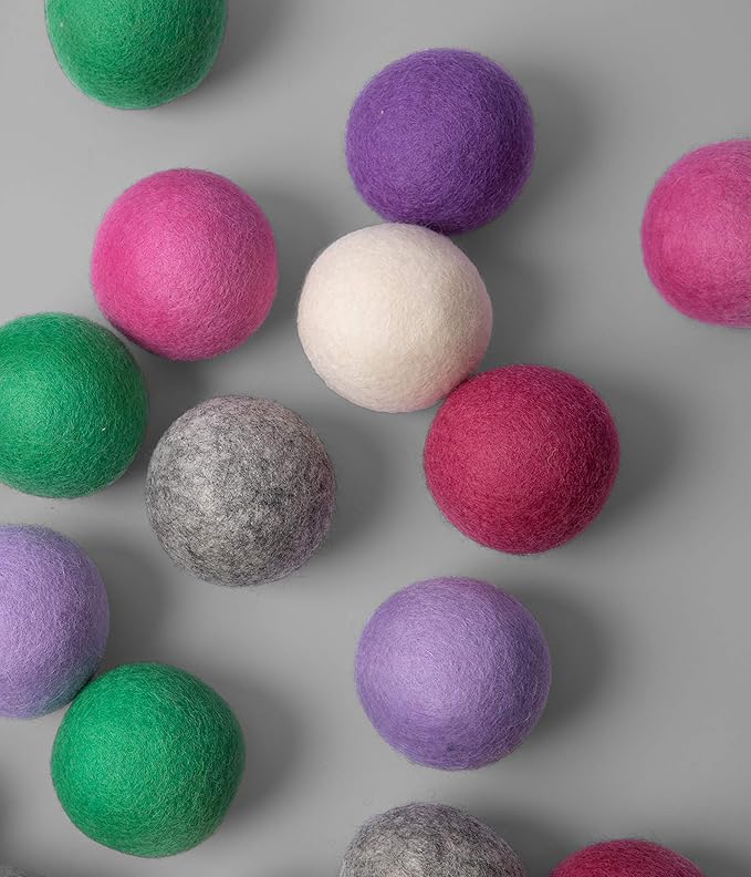 Wool Dryer Balls for use as Natural Fabric Softener
