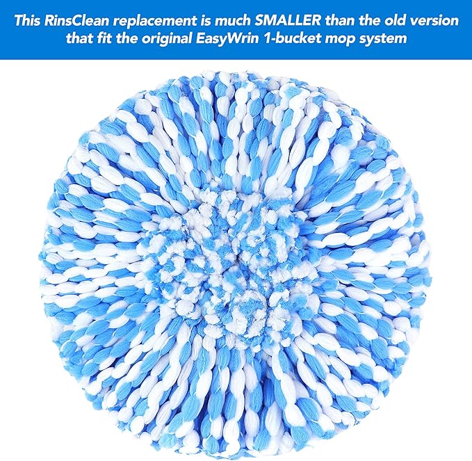 3 Pack Mop Replacement Heads for O-Ceda RinseClean Spin Mop, Microfiber Spin Mop Refills, Easy Cleaning Mop Head Replacement Refill