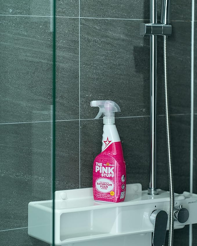 Stardrops - The Pink Stuff - Miracle Cleaning Ultimate Bundle – Paste, Multi-Purpose Spray, Bathroom Foam Spray, and Cream Cleaner – Ideal for Kitchens, Bathrooms, Outdoors, and More