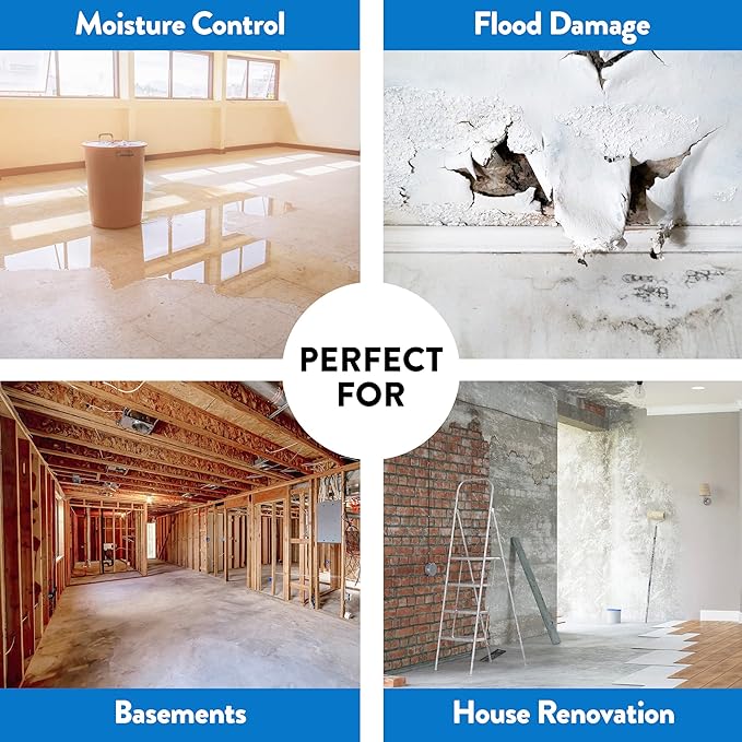 Dri-Eaz LGR 7000XLi Commercial Dehumidifier with Pump F412, 29 Gal, Industrial Dehumidifier