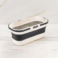 Superio Fold N' Go Mop Buckets with Wheels 4-Pack - Collapsible Cleaning Bucket, 10L, Portable Water Pail for Home, Car, and Outdoor Use