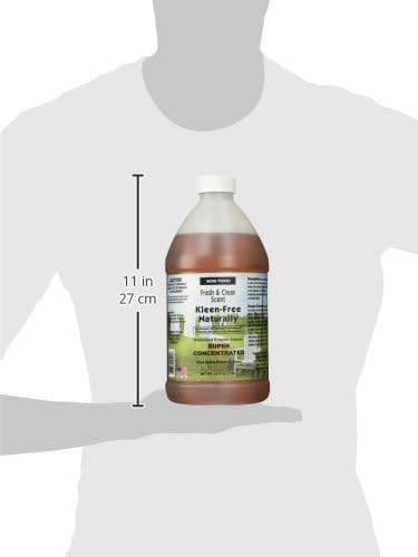 Naturally Preformed Enzyme Cleaner, Enzyme Solution, Multi-Purpose Cleaner, Laundry Additive and More - Concentrate-Fresh and Clean Scent-64oz