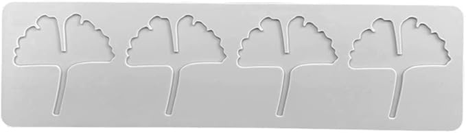 3D Hollow Leaf Fondant Lace Mold Multi Leaves Flower Candy Mold Chocolate Sugar Craft Cake Decoration Cupcake Top (B Ginkgo Leaf_10.96 * 3 * 0.12inch)