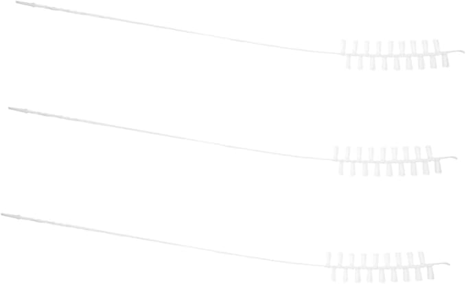 PartyKindom 3pcs Dryer Vent Cleaning Kit Washer Drum Brushes Laundry Brush Set for Washing Machine and Bristles Extended Reach