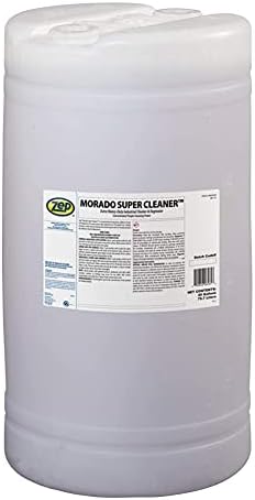 Zep Morado Purple Concentrated Super Cleaner - 5 Gallon (1 Unit) 85635 - Extra Heavy-Duty Industrial Degreaser, Phosphate Free, Alkaline Concentrate Removes Grease, Grime