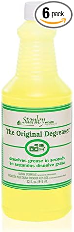 STANLEY HOME PRODUCTS Original Degreaser - Removes Stubborn Grease & Grime - Powerful Multipurpose Cleaning Solution for Home & Commercial Use (6 Pack)