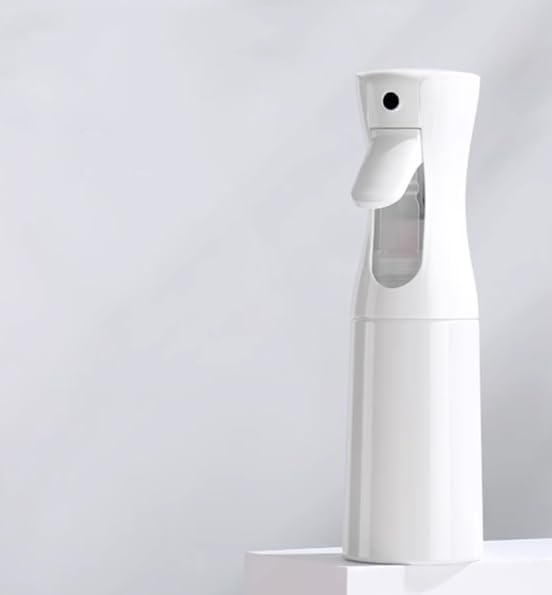 Continuous Mist Spray Bottle (White, 6.8OZ/200ml)