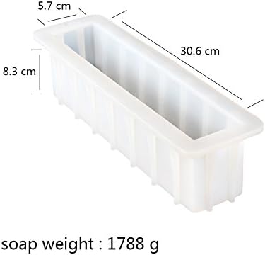 BOOWAN NICOLE Loaf Soap Molds (B0261)
