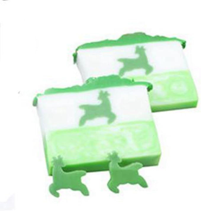 Tube Column Silicone Soap Chistmas Elk Candle Mold Embed Soap Making Supplies Silicone Mold for Soap