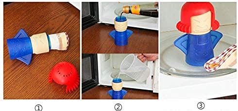 4 Pack Angry Mom Microwave Cleaner Microwave Oven Steam Cleaner Doll Use Water and Vinegar High Temperature Cleaning Kitchen Cleaning Tool for Home and Office