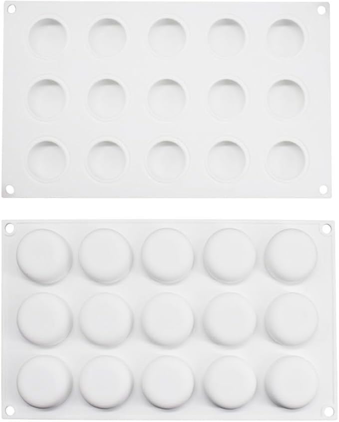 Silicone Mold Chocolate Decorating Mould DIY Cake Mousse Molds Baking Accessories Reusable Tools (Oval E_11.72 X6.8 X0.8inch)