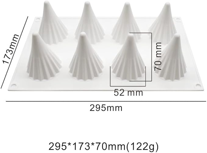 Silicone Christmas Tree Candle Mold - DIY Santa Handmade Soap & Chocolate Molds - Resin Making (11.6 x 6.92 x 2.8 inch)