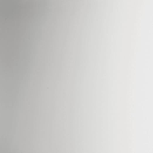 mDesign Round Metal Small 1.7 Gallon Recycle Trash Can Wastebasket, Garbage Container Bin for Bathrooms, Kitchen, Bedroom, Home Office - Durable Stainless Steel - Mirri Collection - Light Gray