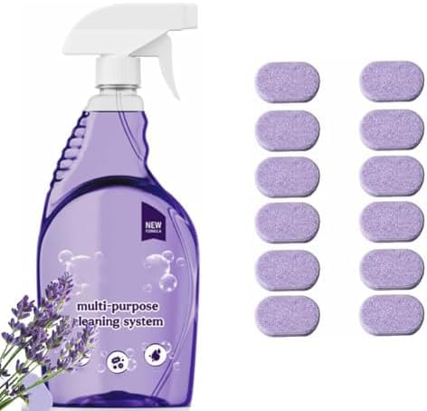 Drclean Spray Oven Cleaner, Dr Clean Spray Cleaner for Ovens, All-Purpose Cleaners for Home, Kitchen, Bathroom, Multi-surface Cleaners with Concentrated Cleaning Tablets(12pcs)