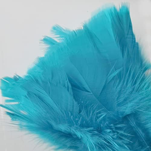 Turkey Feather Dusters for Car Blinds Kitchen Keyboard Office, Eco-Friendly Reusable （2 pcs Blue）