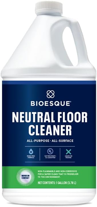 Bioesque Neutral Floor Cleaner, 1 Gallon (Pack of 4)