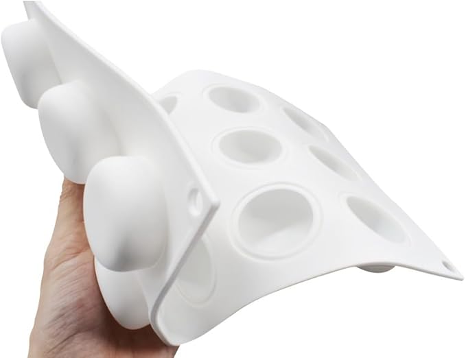 Silicone Mold Chocolate Decorating Mould DIY Cake Mousse Molds Baking Accessories Reusable Tools (Oval E_11.72 X6.8 X0.8inch)