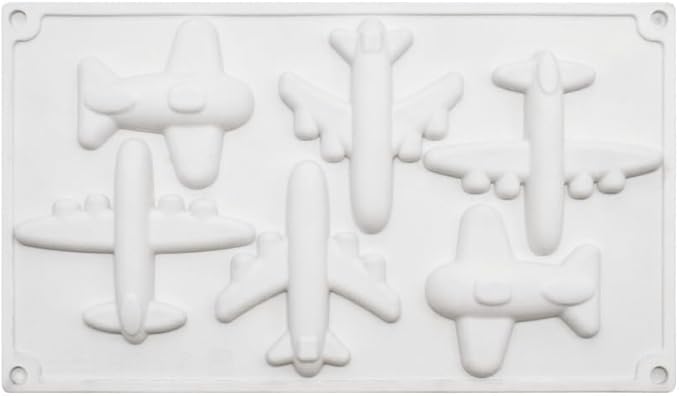 Silicone Mold for Cake DIY Baking Chocolate Eco-Friendly Cake Mold Candy Chocolate Cake Mould Baking DIY Kitchen Accessiories (Aircraft P_11.88 X6.96 X0.52 inch)