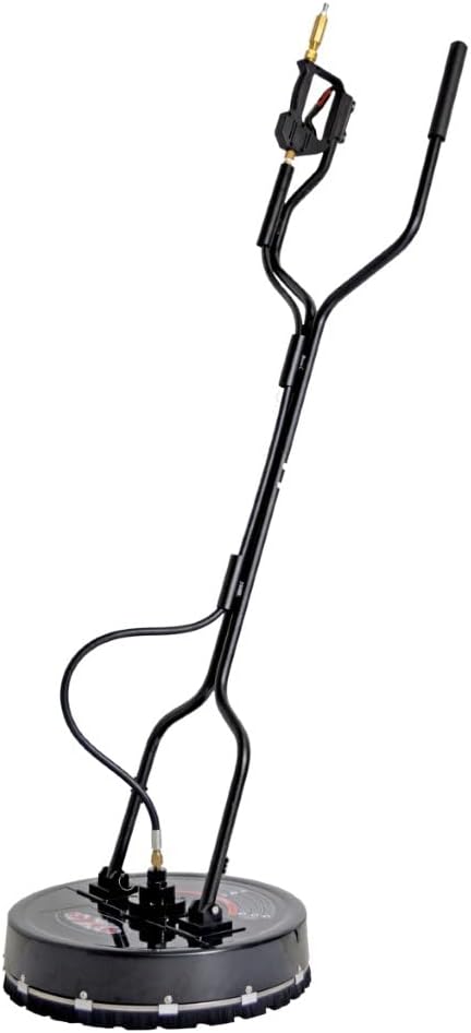 Simpson Cleaning 80182 Universal 20" Industrial Pressure Washer Surface Cleaner for Hot and Cold Water Machines, 3/8" Quick Connection, Recommended min 3450 PSI up to max of 4500 PSI, Black