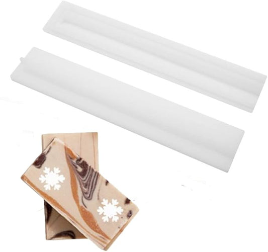 Snowflake Tube Column Silicone Soap Mold Embed Soap Making Supplies Tool Heart Shape Candle Mold Set Soap Mould