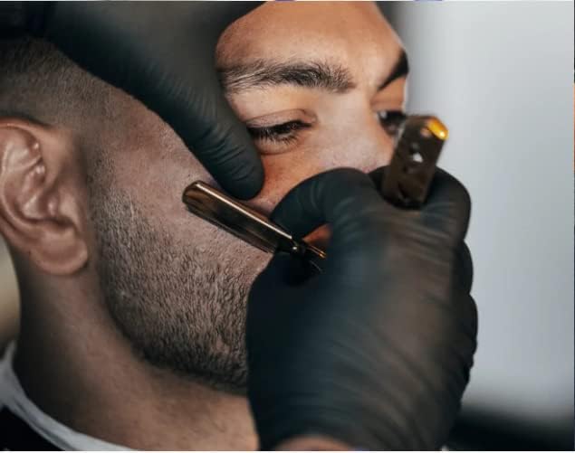 LW Concept - Black Nitrile Examination Gloves - Latex & Powder-Free, Disposable, Strong, Healthcare, Food Handling (Medium)